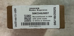 Roku Express 3960XB 1080p Wi-Fi Streaming Media Box HDMI Roku OS Black