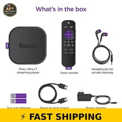 Roku Ultra LT 4K Streaming Device with Voice Remote