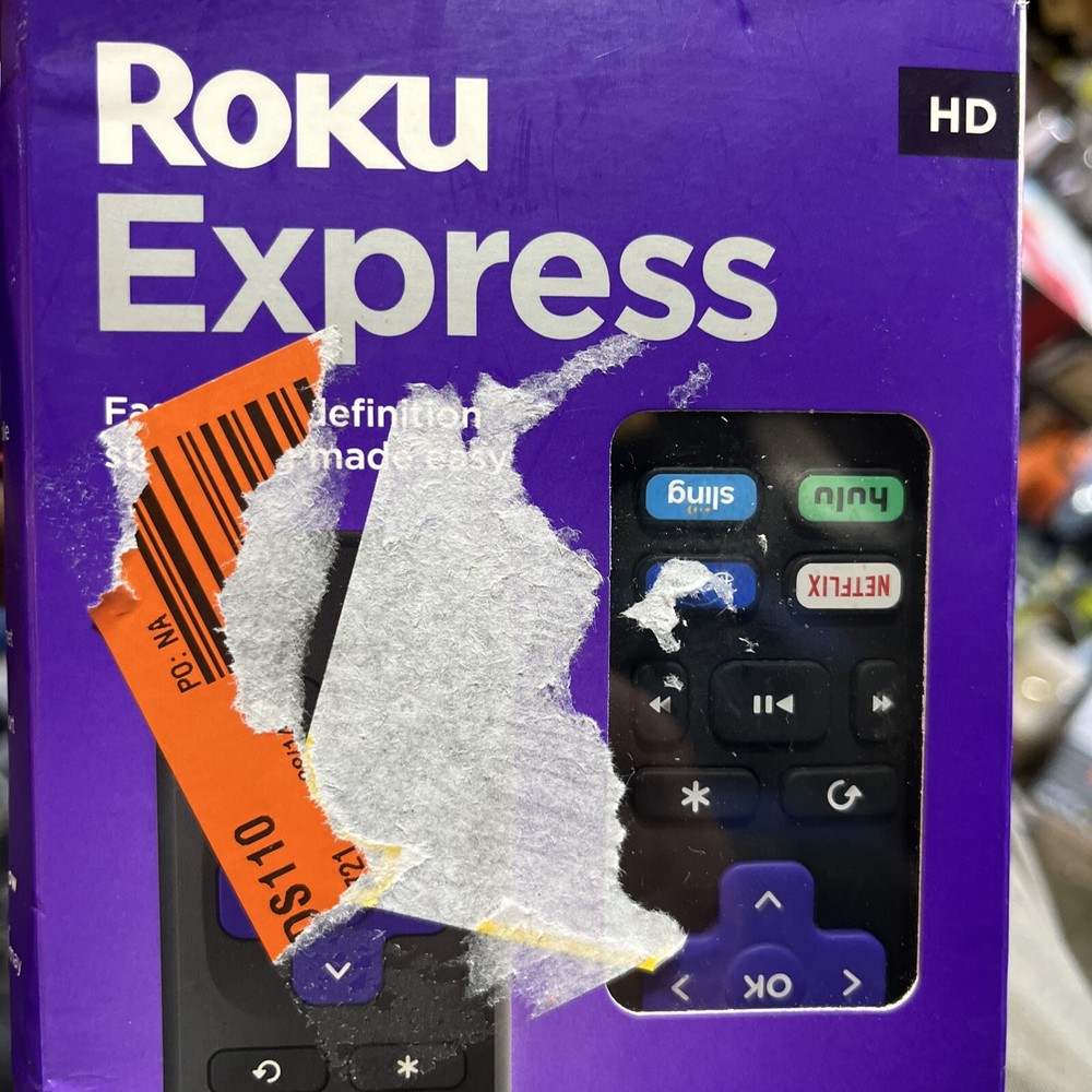 Roku Express HD Streaming Media Player – Black