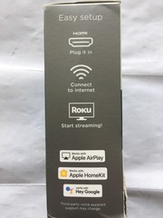 Roku Streaming Stick+ 4K/HDR Device, Voice Remote with TV Controls, 3810R