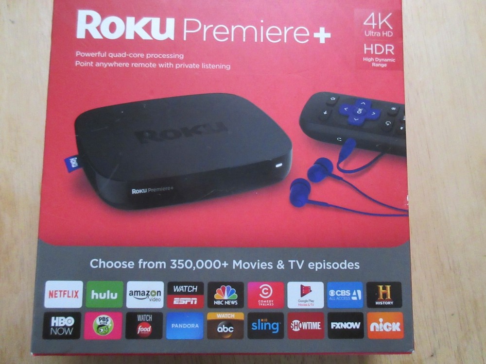 Roku Premier+ (5th Generation) 4K Media Streamer 4630R – Black
