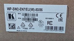 KRAMER WP-SW2-EN7/EU (W)-80/86 AVoIP Wall Plate Encoder