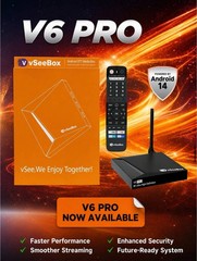 vSeeBox V5 pro, V6 Max, V6 plus ships free New sealed box units