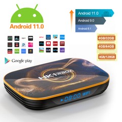 128GB Android 12 Quad-core TV BOX 6K 2.4G 5G Wifi HDMI Smart Media Player