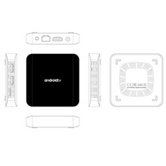 TV98 PLUS Android 14.0 Smart TV Box Quad Core 4K UHD WiFi 5G BT5.0 Media Player