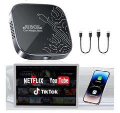 4-in-1 Wireless CarPlay Adapter for Streaming Netflix/YouTube/TikTok/TF Card, 20