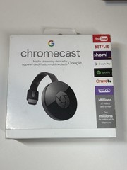 Google Chromecast 2nd Generation Streaming Media Player w/Box UNTESTED/ AS IS