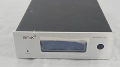 BRIK Audio Internet Radio Modular Hi-Fi Component WiFi FM SILVER w/ Power Supply