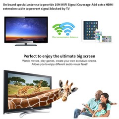 M9 Plus Wireless WiFi Display Dongle Receiver Airplay Miracast DLNA 1080P HDMI T