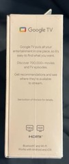 Google Chromecast with Google TV HD GA03131-US new snow