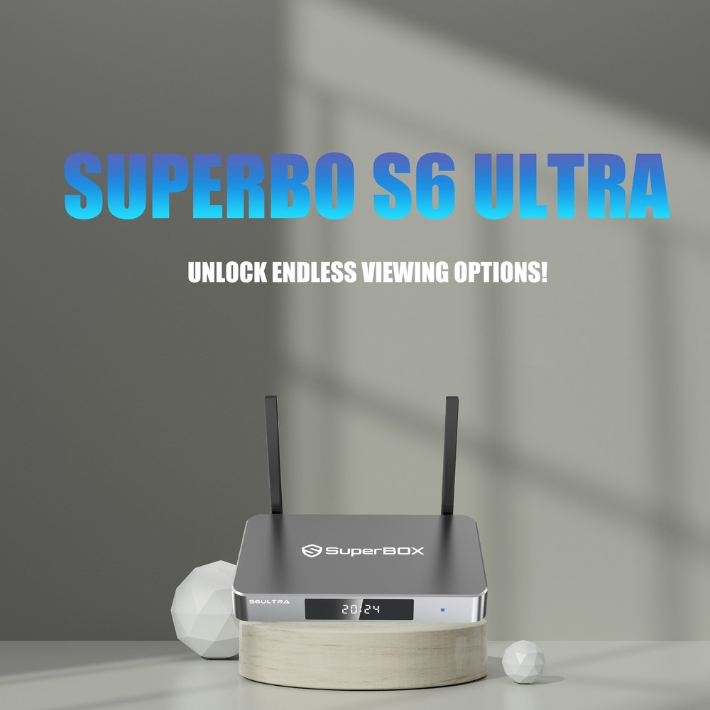 SuperBox S6 Ultra TV BOX Speech Control Authorized Reseller 100% Free Ship