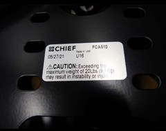 Chief FCA510 FUSION Small CPU or Media Player Storage