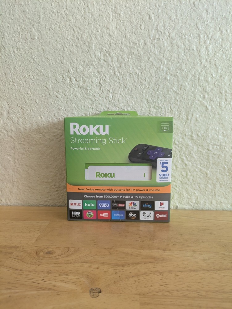 Roku Streaming Stick Powerful & Portable Digital Media Streamer Black