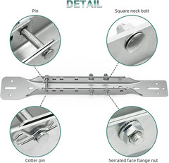 Garage Door Parts Reinforcement Bracket,Garage Openers and Parts Door Adjustable