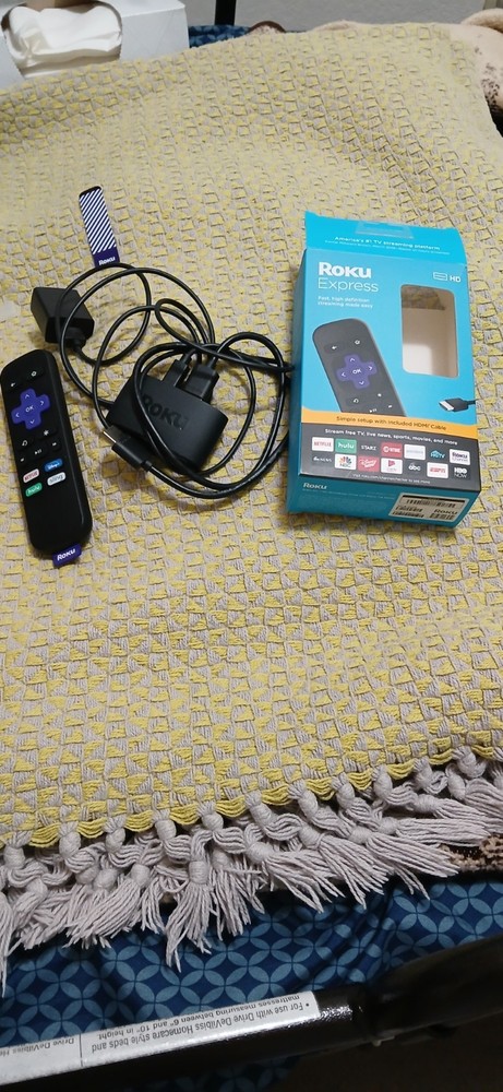 Complete Roku With Remote HD 1080. Works Good.