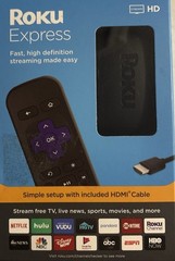 Roku Express HD Streaming Media Player – Black
