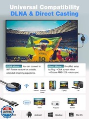 AIMIBO 4K Wireless Display Adapter 5G – Truly Plug and Play HDMI Wireless Don