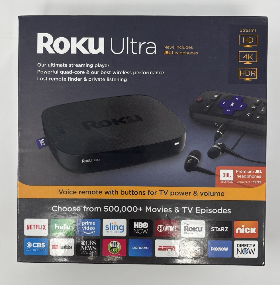 Roku Ultra 4670X 4K HDR Streaming Media Player (E)