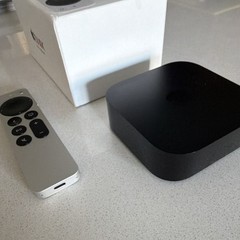 Apple Apple TV 4K 2160p Media Streamer Box Wi‑Fi + Ethernet HDMI Black/Silver