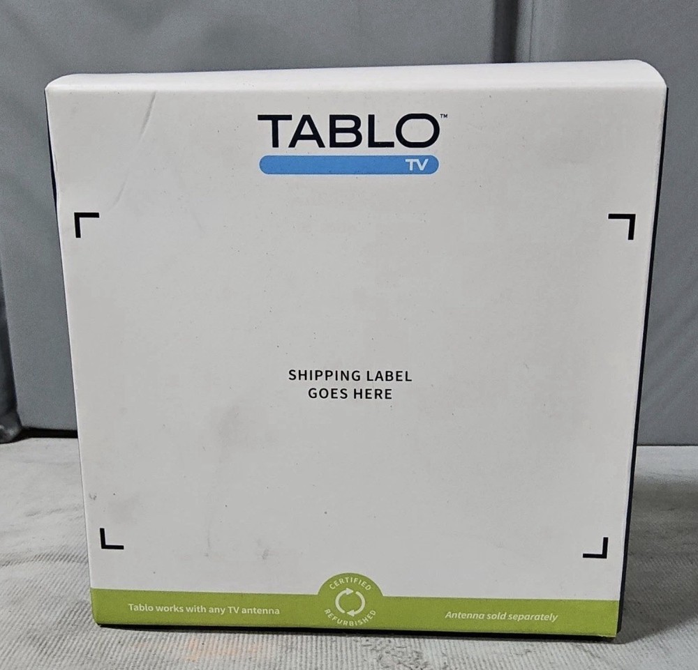 Tablo TV 4th Gen 2-Tuner Over-The-Air DVR (TV TF1282B-R) – New Sealed