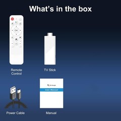 H96MAX Screencast TV Stick 4K Ultra HD Media Player WiFi 16GB USB Home Media …