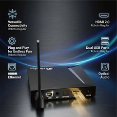 vSeeBox V6 Pro Android 14 8K TV Box With Backlit Bluetooth Voice Remote WiFi6