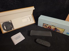 New Open box Facebook Portal TV Media Streamer Alexa Smart Camera HDMI Black