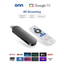 onn 4K Streaming Device Google TV with Gemini 2026 Model 8GB 2GB RAM Ultra HD