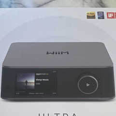 WiiM Ultra Hi-Res Audio Music Streamer w/ Dolby Audio, HDMI, Gray/Black