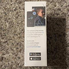 NEW Google Chromecast (2nd Generation) HD Media Streamer Black NC2-6A5