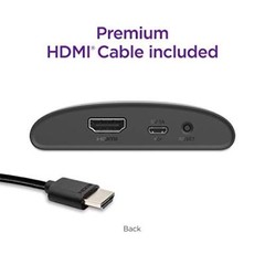 Roku Express 4K+ | Roku Streaming Device 4K/HDR, Roku Voice Remote, Free & Live