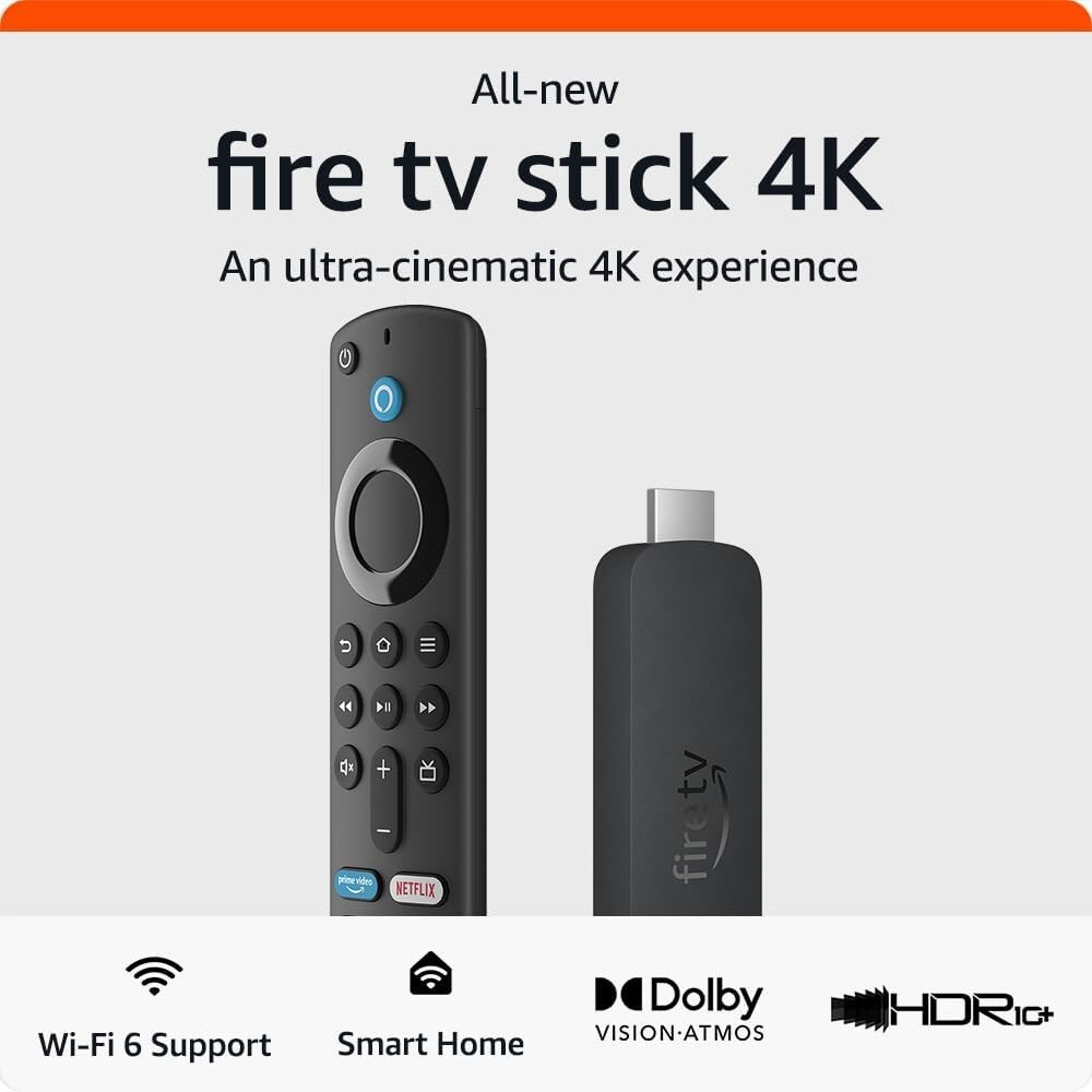 All-new Amazon Fire TV Stick 4K streaming device Dolby Vision/Atmos 2023