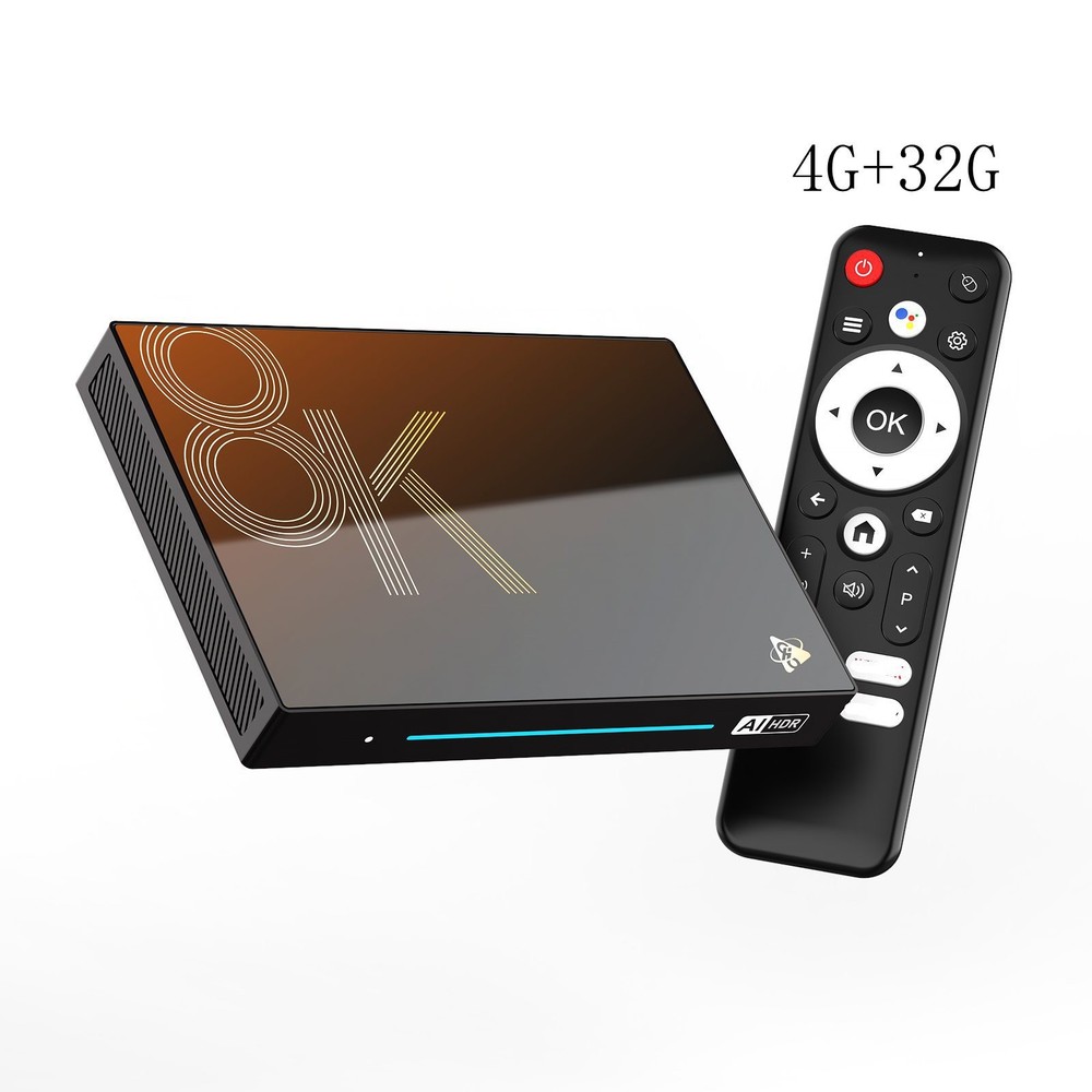 M9s H96Max Android 14 Smart TV Box with Remote Control RK3576 Octa Core