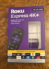 Roku Express 4K+ Streaming Player Empty Box – Box only