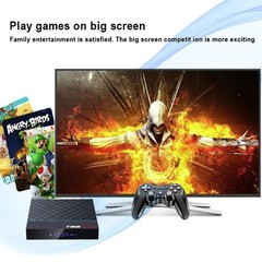 8K T95 MAX+ Dual WiFi 4GB/32GB Bluetooth Android 9.0 Streaming Media TV Box