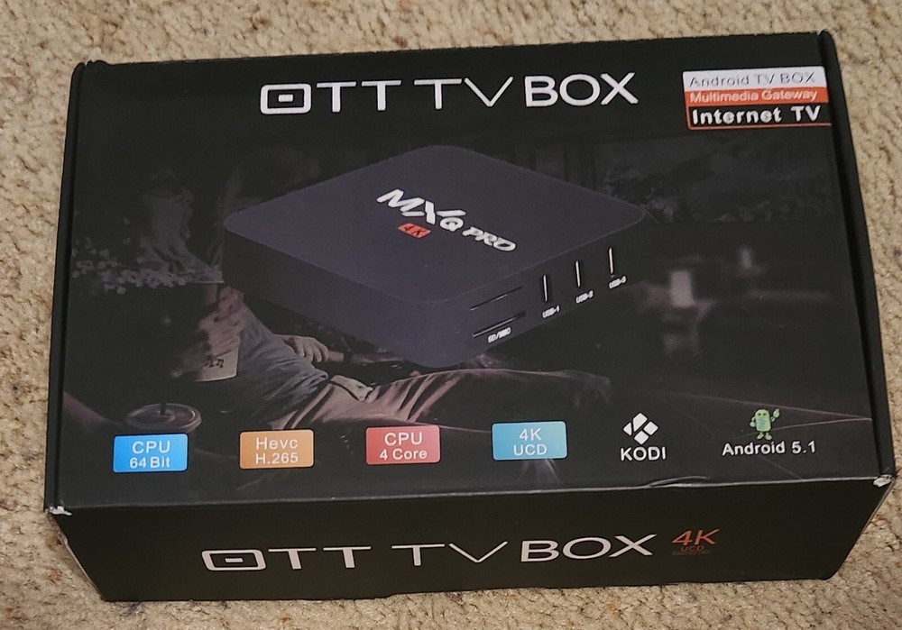 OTT TV Box 4K Android TV Box Multimedia Gateway