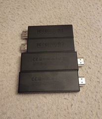 Lot Of 4 Amazon HD Firesticks 1st Gen & 3rd Gen – No Remotes Or Power Adapters
