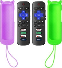 (Pack of 2) Replacement Remote Control for Roku TV with Soft Protective Silicone