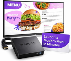 Essentials Signage Displays – Digital Player for Menu Board. World-Class Templat
