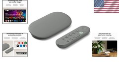 4K TV Streamer with Voice Search Remote – Smart Home Control & 32GB Storage