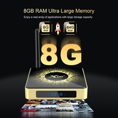 X96 X10 8K Android 11.0 TV Box S928X 4G 32G/64G WiFi6 1000M BT5.2 H.265 HDR Box