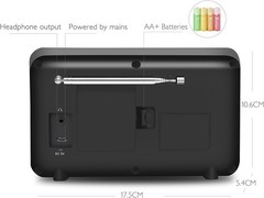 LEMEGA IR1 Portable WiFi Internet Radio, Bluetooth Speaker, & Dual Alarms Clock
