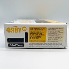 NEW Orby TV Satellite Receiver No Contract No Internet Required Black KSTB2095