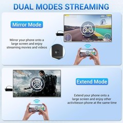 Wireless HDMI Display Dongle Adapter, Portable 2.4/5G Wireless Display Adapter