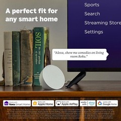 Roku 3830R Streaming Stick Plus 4K UHD Media Player w/ Voice Remote – 2025 Model
