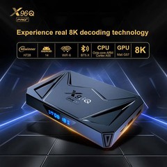 X96Q Pro Plus Android 14.0 Octa-Core ARM Cortex A55 Processor-4GB/64GB
