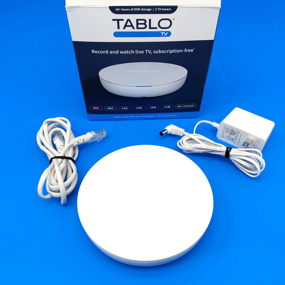 Tablo TV 4th Gen TF1282B-02-CN White 2-Tuner Over-The-Air DVR Streaming Player