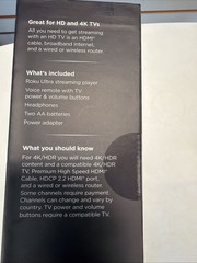 Roku Ultra 4K HDR Digital Media Streamer (4660R) BNIB