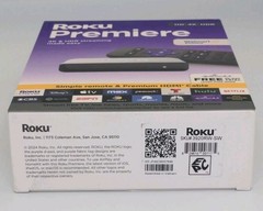Roku Premiere 4K HD & HDR Streaming Device New Factory Sealed