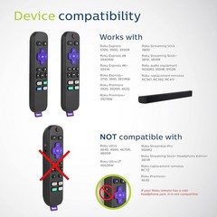 Philips Elite Plus SRP2024R Four Device Universal Remote Control For Roku 2in1
